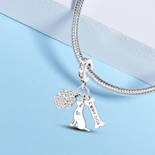 925 sterling silver bracelet necklace pendant, women's jewelry gift, dream catcher net bead pendant, suitable for original bracelets, parties, birthday jewelry gifts - color: KJC519