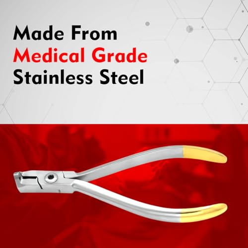 Distal End Cutter Plier | Hold & Cut Soft/Hard Wire | Precision TC Tip Wire Cutting Tool 1pc