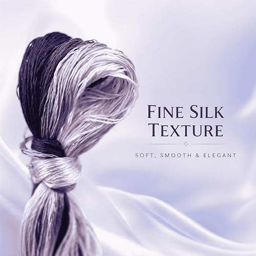 Mulberry Silk Floss Embroidery Thread Floss-Cross Stitch Threads China Silk Woven Jewelry Threads DIY Sewing Kits (115) - color: 115