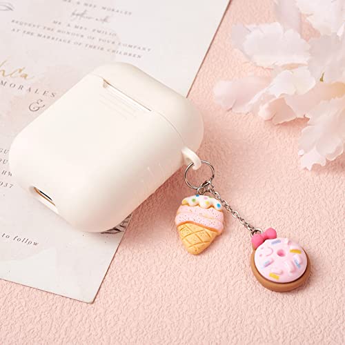 Craftdady Resin Plastic Miniature Food Snack Pendants Charms Ice Drink Juice Pendants Cute Bottle Fruit Keychain Charms Hang Ornament for DIY Craft Earring Bracelet Necklace Jewelry Making - color: Mixed Color 18 Styles