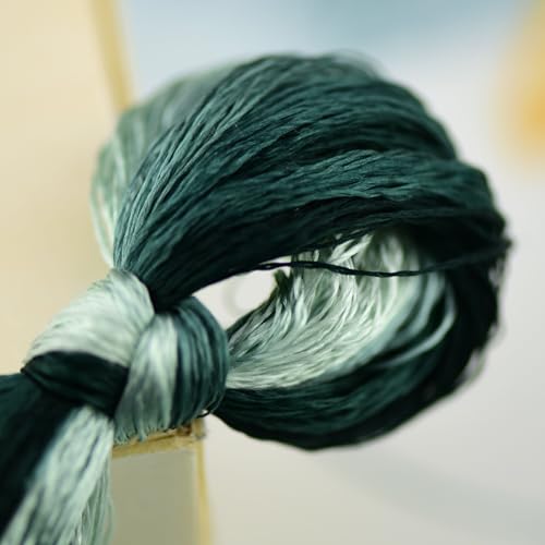 Mulberry Silk Floss Embroidery Thread Floss-Cross Stitch Threads China Silk Woven Jewelry Threads DIY Sewing Kits (47) - color: 47
