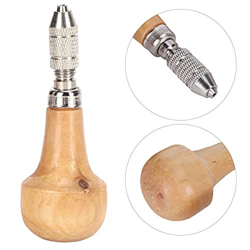 Single End Pin Vise, 3 Set Graver Type Chuck Single End Lock Nozzle Pin Vise Gold Jewelry Production Making Tool For Carving DIY Woodworking Electronic Assembly Model Making