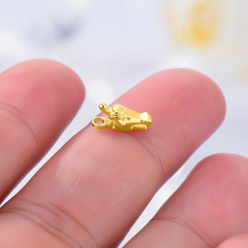 14K Yellow Gold Jewelry Clasp Necklace Extender Clasp Bracelet Extension Connector for DIY Necklace Bracelet Anklet Jewelry Making, 14K Gold Clasp for DIY Jewelry Making (Style 14) - style: Style 14