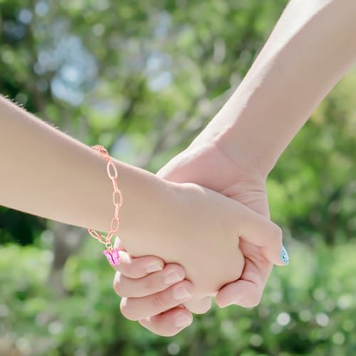 20pcs Chain Bracelets Kit Alloy Link with Lobster Clasps for Christmas DIY Women Jewelry Findings Bracelet Making (Rose Gold) - color: Rose Gold