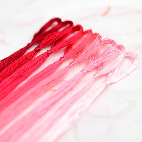 Mulberry Silk Floss Embroidery Thread Floss-Cross Stitch Threads China Silk Woven Jewelry Threads DIY Sewing Kits (11) - color: 11