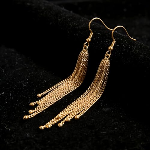 6 Rolls Necklace Chains for Jewelry Making 46 Feet Chain Jewelry Chain with Jump Rings Lobster Clasps Pinch Clasps for Jewelry Craft DIY Making Supplies (Gold) - color: 6 Rolls Gold