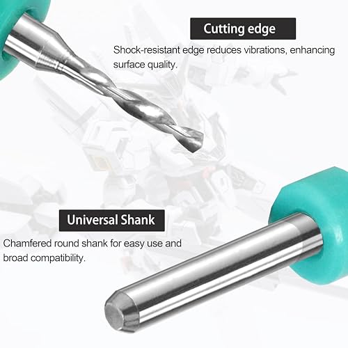 Micro Drill Bit Set, 10pcs Tungsten Drill Bits (1.1-2.0mm) for Jewelry, Models, Crafts, PCB, Hobby & Small Drilling Projects - color: (1.1-2.0) mm drill bit