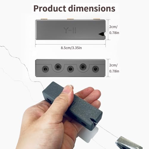Y-II Wire Straightener Tool with 5 Bearings – Flip-Top Design for Jewelry Making & DIY Wire Wrapping – Remove Bends & Kinks, One-Pull Perfectly Straight