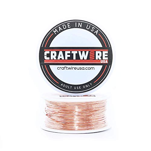 Solid Bare Copper Wire Round,Bright,Dead Soft,100 Feet 26 Gauge (Choose 25 to 100 Ft,10 to 30 Ga.) - size: 26 Gauge - 100 Feet Spool
