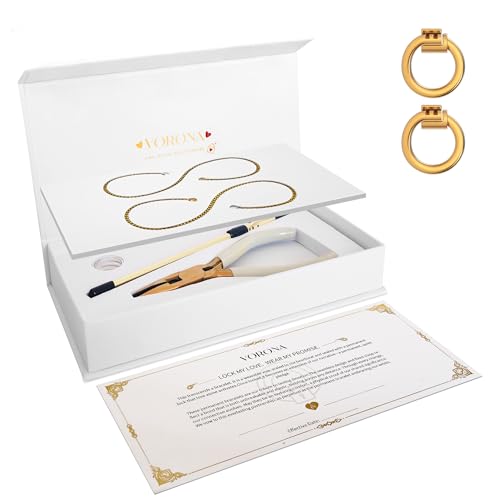 vorona Permanent Bracelet Kit, DIY Forever Bracelet Making Set for Couples, Friendship Bracelets, Romantic Infinity Jewelry for Anniversaries, Weddings & Date Nights (Gold) - color: Gold