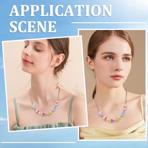 1 Box 20PCS Glass Fish Beads with Hole Lampwork Handmade Color Painted Enamel Animal Ocean Beach Cartoon Charm Spacer Bead Bulk for Jewelry Making Bracelets Necklace DIY Crafts Supplies - style: Fish