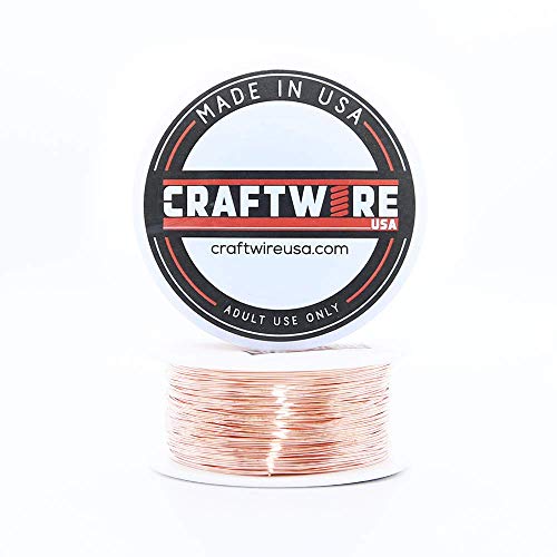 Solid Bare Copper Wire Round,Bright,Dead Soft,100 Feet 28 Gauge (Choose 10 to 30 ga.) - size: 28 GA Dead Soft - 100 FT