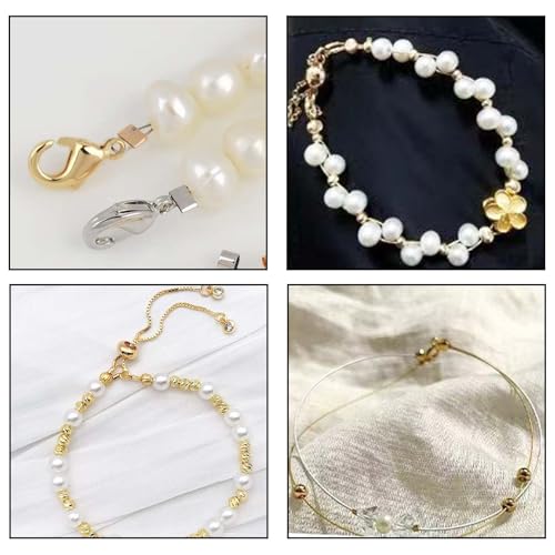 500Pcs 2mm 14K Gold Crimp Beads Tube Set - Universal Positioning Columns Spacer Beads Metal Tube Loose Beads for DIY Jewelry Making and Necklace Bracelets Anklets Making(14K Gold) - color: 14K Gold