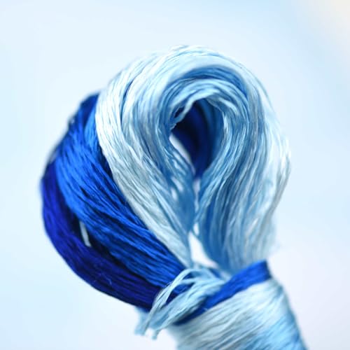 Mulberry Silk Floss Embroidery Thread Floss-Cross Stitch Threads China Silk Woven Jewelry Threads DIY Sewing Kits (102) - color: 102