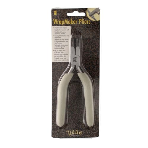 The Beadsmith Nylon Jaw Pliers - Bracelet Bending Pliers, Comfort Grip Handle w/Double Leaf Springs, 6 Inches - style: WrapMaker