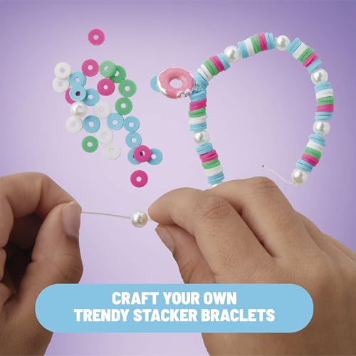 Claire’s DIY Bracelet Kit – 895-Piece Jewelry Making Supplies Set| Clay Heishi Beads, Alphabet, Charms, String| Friendship Bracelet Kit for Girls| Arts & Crafts Activity| Fashion Accessory Gift Age 8+