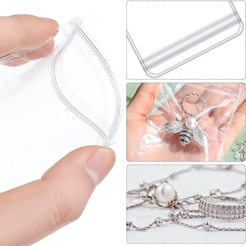 GSXRB Customized PVC Anti Tarnish Jewelry Bags,Jewelry Bags Clear Plastic. Jewelry Pouch for Jewelry Rings and Earrings,Order Contact Customer Service(customized) - size: customized