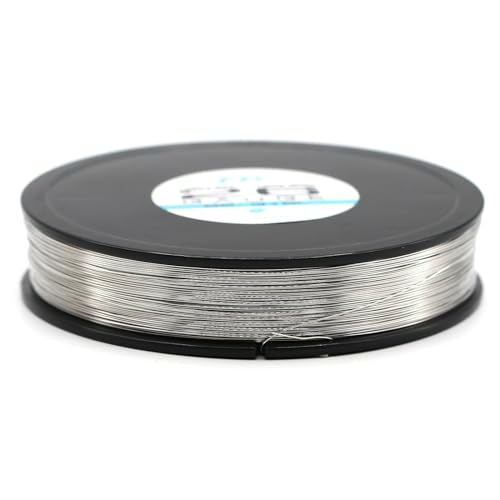 NK Jewelry Making Wire Stainless Steel 316L Soft Annealed AWG 22 24 26 27 28 29 30 32 34 36 38 40 Gauge (SS316L 26Ga 500Feet, 1) - size: SS316L 26Ga 500Feet