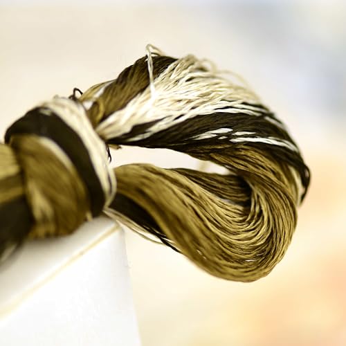 Mulberry Silk Floss Embroidery Thread Floss-Cross Stitch Threads China Silk Woven Jewelry Threads DIY Sewing Kits (12) - color: 12