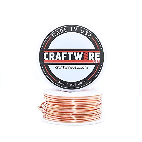 18 Gauge 50 FT Solid Bare Copper Wire Round, Bright, Dead Soft, (Choose 25 to 100 Ft., 10 to 30 Ga.) - size: 18 Gauge - 50 Feet Spool