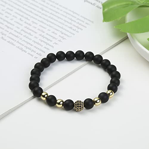 60 Pcs Gold Plated Stainless Steel Round Spacer Beads 3mm Hole, Seamless Loose Beads for DIY Bracelet Necklace Jewelry Making Findings 6mm - color: gold, size: 6*3mm