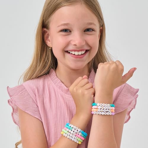 JIASHUYEYE Preppy Bracelets for Teen Girls - Stackable Boho Surfer Friendship Bracelets Set for Little Girls & Women - style: 18Pcs - Inspiration