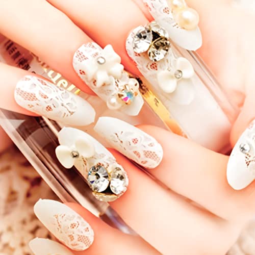 Fashewelry 2600pcs 7 Size Glass Pointed Back Rhinestone with Golden Back 1mm/2mm/3mm/4mm/5mm/6mm/8mm Crystal Faceted Diamond Loose Stone Clear Round Rhinestone Cabochons for Nail Art Replacing Jewelry - color: Clear, Golden Back, size: 1mm/2mm/3mm/4mm/5mm