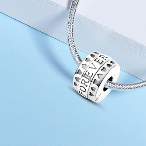 925 sterling silver bracelet necklace pendant, women's jewelry gift, dream catcher net bead pendant, suitable for original bracelets, parties, birthday jewelry gifts - color: KJC648