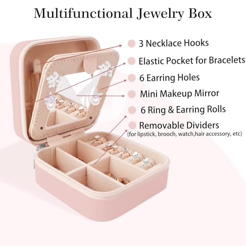 Daughter Gifts To My Daughter Sunflower Jewelry Box Valentines Mothers Day Birthday Gifts for Daughters from Mom Christmas Graduation Gift for Daughters Adult Portable Travel Jewelry Case - color: daughter2 sunshine
