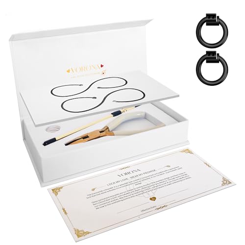 vorona Permanent Bracelet Kit, DIY Forever Bracelet Making Set for Couples, Friendship Bracelets, Romantic Infinity Jewelry for Anniversaries, Weddings & Date Nights (Black) - color: Black