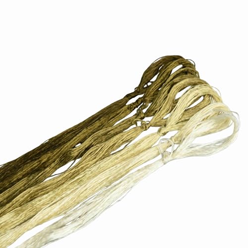 Mulberry Silk Floss Embroidery Thread Floss-Cross Stitch Threads China Silk Woven Jewelry Threads DIY Sewing Kits (18) - color: 18