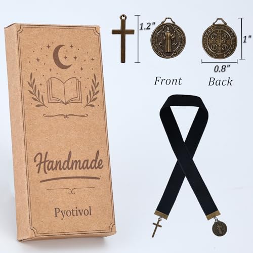 Vintage Religion Christian Bookmark with Cross Pendant Bible,Handmade Bookmarks for Reading Women,Men,Book Lovers,Girls,Teens,Teachers and Students - style: cross