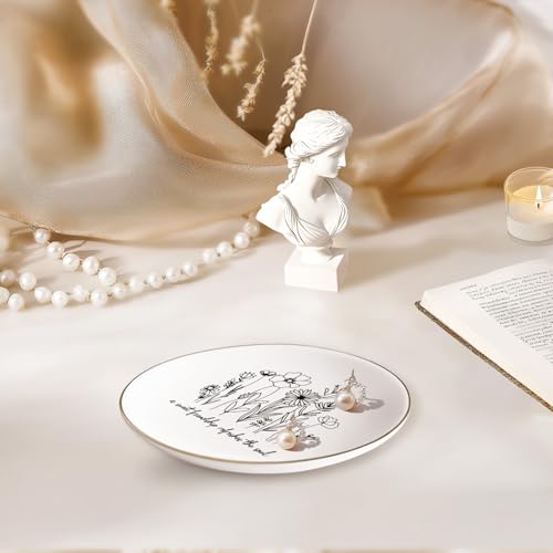 LITTLEBIGGER Friendship gifts for Women – Jewelry Dish, Christian Friend Gifts, Best Friend Birthday Gifts for Women – A Sweet Friendship Refreshes the Soul – Proverbs 27:9 – Mothers Day Gifts - style: Friendship - C