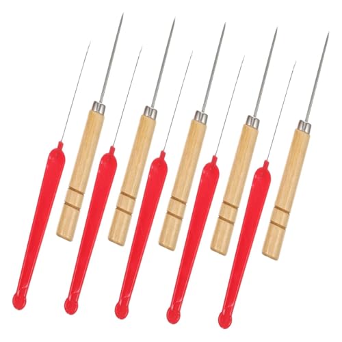 10Pcs Beading Pin Set Jewelry Making Tools Stainless Steel Household Ergonomic Easy to Use Portable Stitching Awl Practical
