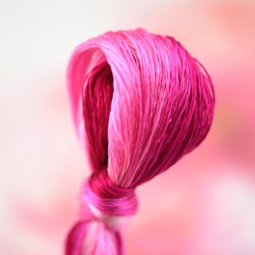 Mulberry Silk Floss Embroidery Thread Floss-Cross Stitch Threads China Silk Woven Jewelry Threads DIY Sewing Kits (106) - color: 106