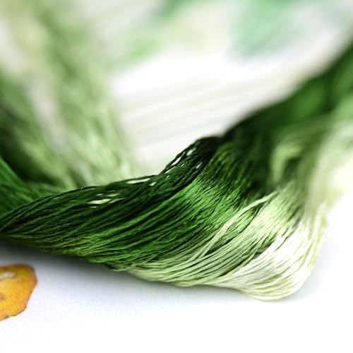 Mulberry Silk Floss Embroidery Thread Floss-Cross Stitch Threads China Silk Woven Jewelry Threads DIY Sewing Kits (45) - color: 45