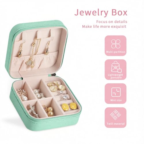Custom Travel Jewelry Case For Mom Birthday Gifts, Moms Personalized Gift for Women from Daughter Son, We Love You Present for Mother Mommy Mothers Day Christmas - color: Mom
