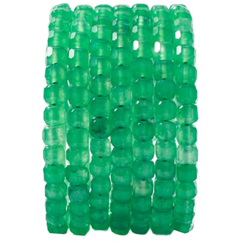 Natural Faceted Green Aventurine Cube Stone Beads 5-5.5mm 60pcs/str Loose Square Semi Gemstone Stone Beads for Making Bracelets Necklace Earrings - color: Green Aventurine