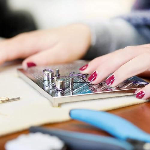 Convenient Wire Bending Jig Set Wires Shaping Tool Professional Aluminum Wire Looping Tool Jewelry Making Supplies