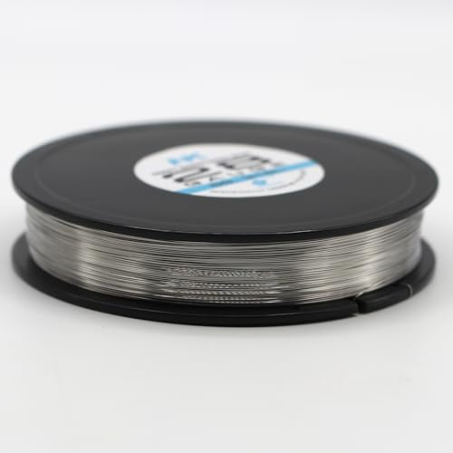 NK Jewelry Making Wire Stainless Steel 316L Soft Annealed AWG 22 24 26 27 28 29 30 32 34 36 38 40 Gauge (SS316L 28Ga 500Feet, 1) - size: SS316L 28Ga 500Feet