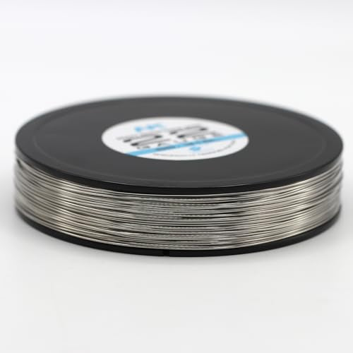 NK Jewelry Making Wire Stainless Steel 316L Soft Annealed AWG 22 24 26 27 28 29 30 32 34 36 38 40 Gauge (SS.316L 22Ga 250Feet, 1) - size: SS316L 22Ga 250Feet