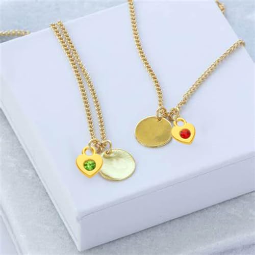 BetterJonny 120 Pieces Crystal Birthstone Charms Beads, 12 Colors Round Crystal Charm with Rings Handmade Jewelry Pendants for Jewelry Necklace Bracelet Earring Making - color: Heart Crystal