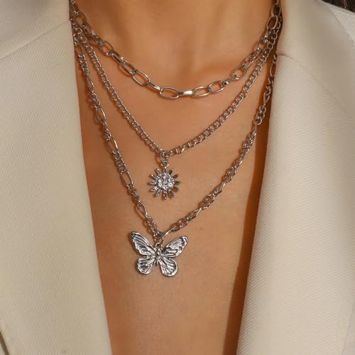 Kyutong 32.8 Feet Flat Oval Paperclip Jewelry Chain Link Silver Stainless Steel Chain Necklace Long Crafting Chains with Lobster Clasps and Open Jump Rings - color: Oval Paperclip Silver