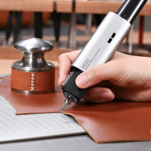 HOZO NeoBlade Wireless Ultrasonic Cutter – 40kHz Vibration & 40W Auto Power Adjustment, Replaceable Battery, Turbo Cooling, 2 Cutting Modes – For 3D Printing, Woodworking, Prototyping,Model Mods & DIY