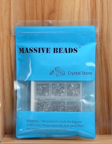 10000Pcs 2-Boxes Mixed Size Hot Fix Round Crystals Gems Glass Stones Hotfix Flat Back Rhinestones with Tweezers and Picking Pencil (Light Amethyst) - color: Light Amethyst, size: 2-Box (10000pcs)