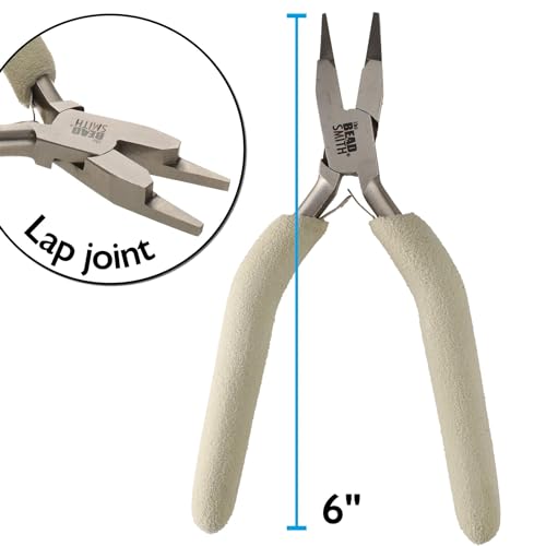 The Beadsmith Nylon Jaw Pliers - Bracelet Bending Pliers, Comfort Grip Handle w/Double Leaf Springs, 6 Inches - style: WrapMaker