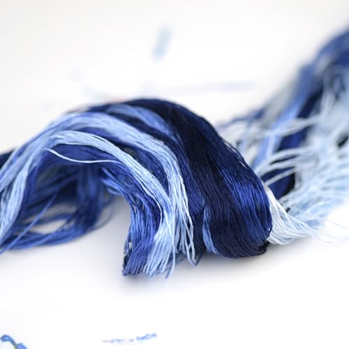 Mulberry Silk Floss Embroidery Thread Floss-Cross Stitch Threads China Silk Woven Jewelry Threads DIY Sewing Kits (20) - color: 20