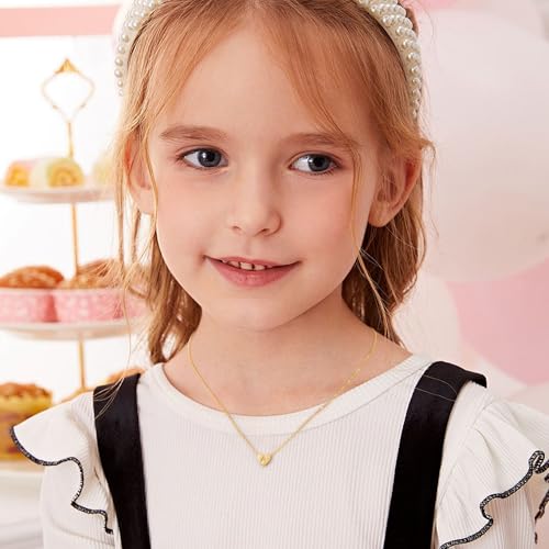 Turandoss Mothers Day Gifts for Mom Wife - Dainty 14K Gold Plated Heart Initial A-Z Pendant Letter Heart Necklace Birthday Mothers Day Gifts for Women Girls - style: H