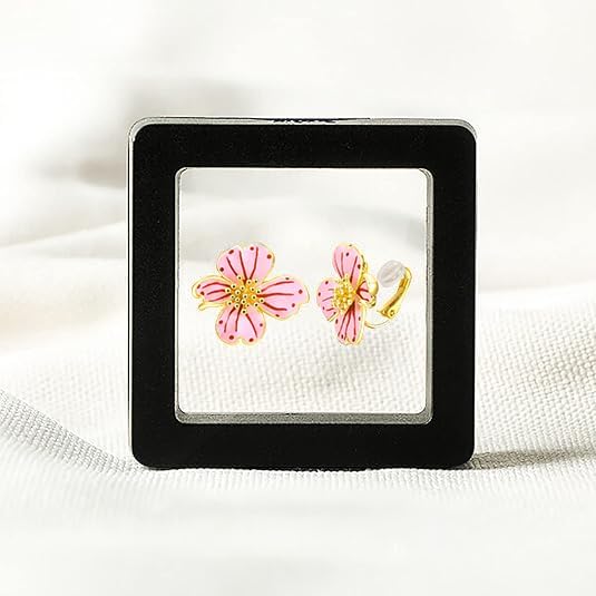 Clip on Earrings Women, 14K Gold Plated Earrings for Sensitive Ears, Fashion Women's Earrings Jewelry Birthday Gift for Wife Grandma Daughter Girls on Christmas Thanksgiving