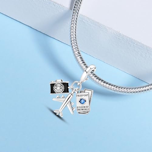 925 sterling silver bracelet necklace pendant, women's jewelry gift, dream catcher net bead pendant, suitable for original bracelets, parties, birthday jewelry gifts - color: KJC792